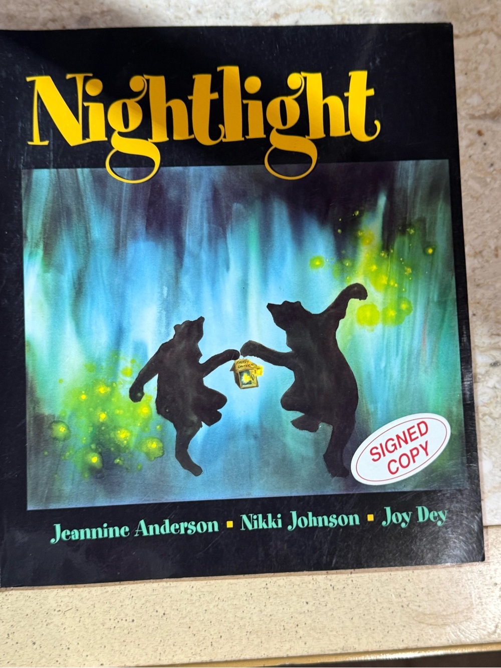Windward Publishing Nightlight Hardcover Signed Nikki Johnson Illus 2004